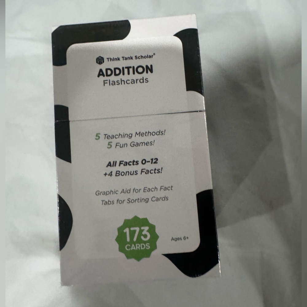 Addition Flashcards Think Tank Scholar
